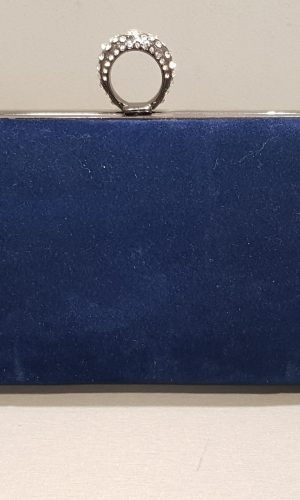 Дамска чанта Габриела BLUE VELVET