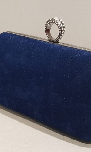 Дамска чанта Габриела BLUE VELVET